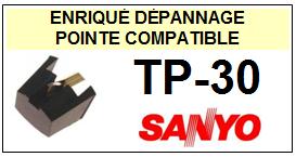 SANYO-TP30  TP-30-POINTES-DE-LECTURE-DIAMANTS-SAPHIRS-COMPATIBLES