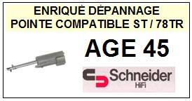 SCHNEIDER-AGE 45-POINTES-DE-LECTURE-DIAMANTS-SAPHIRS-COMPATIBLES