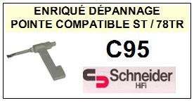 SCHNEIDER-C95-POINTES-DE-LECTURE-DIAMANTS-SAPHIRS-COMPATIBLES