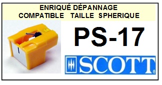 SCOTT-PS17  PS-17-POINTES-DE-LECTURE-DIAMANTS-SAPHIRS-COMPATIBLES