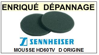 SENNHEISER HD60TV HD-60TV mousse D ORIGINE (vente par paire) <small></small>