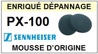SENNHEISER PX100 PX-100  mousse D\'ORIGINE casque (vente par paire)<br><small>acc 2014-03</small>