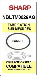 FICHE-DE-VENTE-COURROIES-COMPATIBLES-SHARP-NBLTM0029AG00