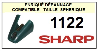 SHARP-1122-POINTES-DE-LECTURE-DIAMANTS-SAPHIRS-COMPATIBLES