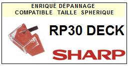 SHARP-RP30 DECK  RP-30-POINTES-DE-LECTURE-DIAMANTS-SAPHIRS-COMPATIBLES