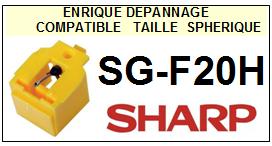 SHARP-SGF20H  SG-F20H-POINTES-DE-LECTURE-DIAMANTS-SAPHIRS-COMPATIBLES