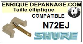 SHURE-N72EJ-POINTES-DE-LECTURE-DIAMANTS-SAPHIRS-COMPATIBLES