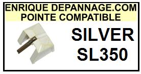 SILVER-SL350-POINTES-DE-LECTURE-DIAMANTS-SAPHIRS-COMPATIBLES