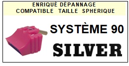 SILVER-SYSTME 90-POINTES-DE-LECTURE-DIAMANTS-SAPHIRS-COMPATIBLES