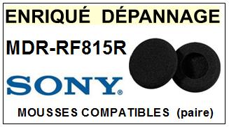 SONY<br> MDRRF815R MDR-RF815R mousse compatible (vente par paire)<small>  2015-09</small>