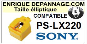 SONY-PSLX220 PS-LX220-POINTES-DE-LECTURE-DIAMANTS-SAPHIRS-COMPATIBLES