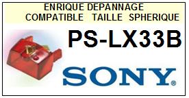 SONY-PSLX33B  PS-LX33B-POINTES-DE-LECTURE-DIAMANTS-SAPHIRS-COMPATIBLES