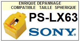 SONY-PSLX63  PS-LX63-POINTES-DE-LECTURE-DIAMANTS-SAPHIRS-COMPATIBLES