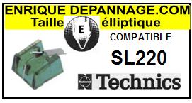 TECHNICS-SL220 SL-220-POINTES-DE-LECTURE-DIAMANTS-SAPHIRS-COMPATIBLES