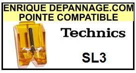 TECHNICS-SL3  SL-3-POINTES-DE-LECTURE-DIAMANTS-SAPHIRS-COMPATIBLES