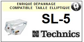 TECHNICS-SL5 SL-5-POINTES-DE-LECTURE-DIAMANTS-SAPHIRS-COMPATIBLES