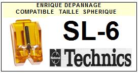 TECHNICS-SL6  SL-6-POINTES-DE-LECTURE-DIAMANTS-SAPHIRS-COMPATIBLES