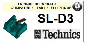 TECHNICS-SLD3 SL-D3-POINTES-DE-LECTURE-DIAMANTS-SAPHIRS-COMPATIBLES