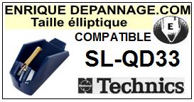 TECHNICS-SLQD33 SL-QD33-POINTES-DE-LECTURE-DIAMANTS-SAPHIRS-COMPATIBLES