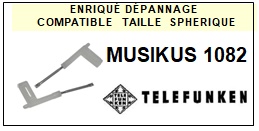 TELEFUNKEN-MUSIKUS 1082-POINTES-DE-LECTURE-DIAMANTS-SAPHIRS-COMPATIBLES