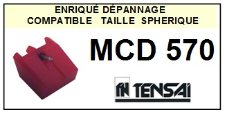 TENSAI-MCD570  MCD-570-POINTES-DE-LECTURE-DIAMANTS-SAPHIRS-COMPATIBLES