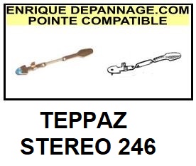 TEPPAZ-STEREO 246-POINTES-DE-LECTURE-DIAMANTS-SAPHIRS-COMPATIBLES
