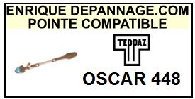 TEPPAZ-OSCAR 448-POINTES-DE-LECTURE-DIAMANTS-SAPHIRS-COMPATIBLES