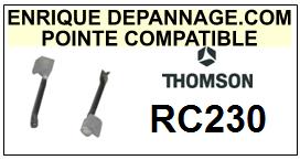 THOMSON-RC230-POINTES-DE-LECTURE-DIAMANTS-SAPHIRS-COMPATIBLES
