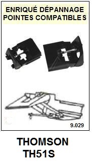 THOMSON-TH51S-POINTES-DE-LECTURE-DIAMANTS-SAPHIRS-COMPATIBLES