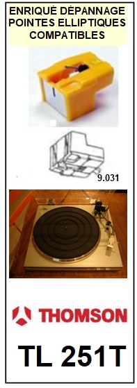 THOMSON-TL251T-POINTES-DE-LECTURE-DIAMANTS-SAPHIRS-COMPATIBLES