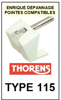 THORENS-TYPE115  TYPE 115-POINTES-DE-LECTURE-DIAMANTS-SAPHIRS-COMPATIBLES