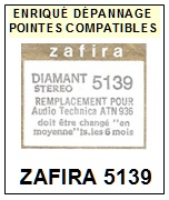 ZAFIRA-5139 (AUDIO TECHNICA ATN936)-POINTES-DE-LECTURE-DIAMANTS-SAPHIRS-COMPATIBLES