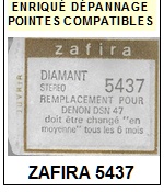 ZAFIRA-5437 (DENON DSN47)-POINTES-DE-LECTURE-DIAMANTS-SAPHIRS-COMPATIBLES