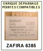 ZAFIRA-6385 (PHILIPS GP400II GP500II)-POINTES-DE-LECTURE-DIAMANTS-SAPHIRS-COMPATIBLES