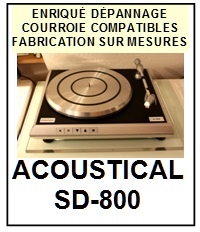 ACOUSTICAL-SD800 SD-800-COURROIES-ET-KITS-COURROIES-COMPATIBLES