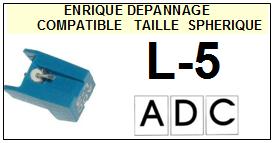 ADC-L5 L-5-POINTES-DE-LECTURE-DIAMANTS-SAPHIRS-COMPATIBLES