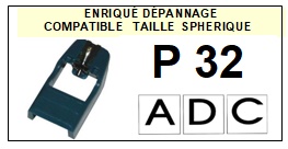 ADC P32  <br>Pointe Diamant <b>sphrique</b> (sphrical stylus)<small> 2017 NOVEMBRE</small>