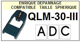 ADC-QLM30III QLM30 III-POINTES-DE-LECTURE-DIAMANTS-SAPHIRS-COMPATIBLES