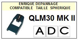 ADC-QLM30MKII QLM30 MKII-POINTES-DE-LECTURE-DIAMANTS-SAPHIRS-COMPATIBLES