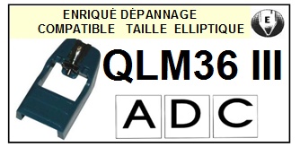 ADC QLM36III  <br>Pointe Diamant <b>Elliptique</b> (stylus)<small> 2016-06</small>