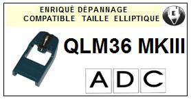 ADC<br> QLM36MKIII  Pointe (stylus) Diamant Elliptique<small> 2015-10</small>