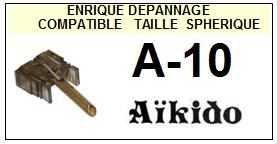 AIKIDO-A10  A-10-POINTES-DE-LECTURE-DIAMANTS-SAPHIRS-COMPATIBLES