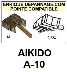 AIKIDO-A10  A-10-POINTES-DE-LECTURE-DIAMANTS-SAPHIRS-COMPATIBLES