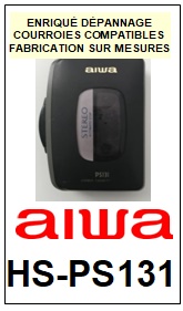 AIWA-HSPS131 HS-PS131-COURROIES-ET-KITS-COURROIES-COMPATIBLES