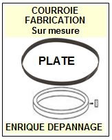 AIWA 8248126401 82-481-264-01 <br>courroie plate rfrence aiwa (<B>flat belt manufacturer number</B>)<small> 2016-10</small>