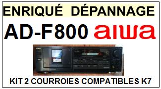 AIWA-ADF800 AD-F800-COURROIES-COMPATIBLES