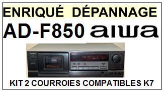 AIWA-ADF850 AD-F850-COURROIES-COMPATIBLES