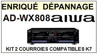 AIWA-ADWX808 AD-WX808-COURROIES-ET-KITS-COURROIES-COMPATIBLES