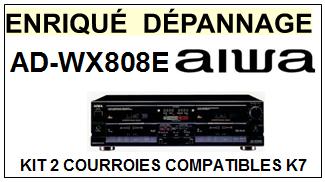 AIWA-ADWX808E AD-WX808E-COURROIES-COMPATIBLES