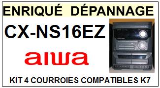 AIWA-CXNS16EZ CX-NS16EZ-COURROIES-COMPATIBLES